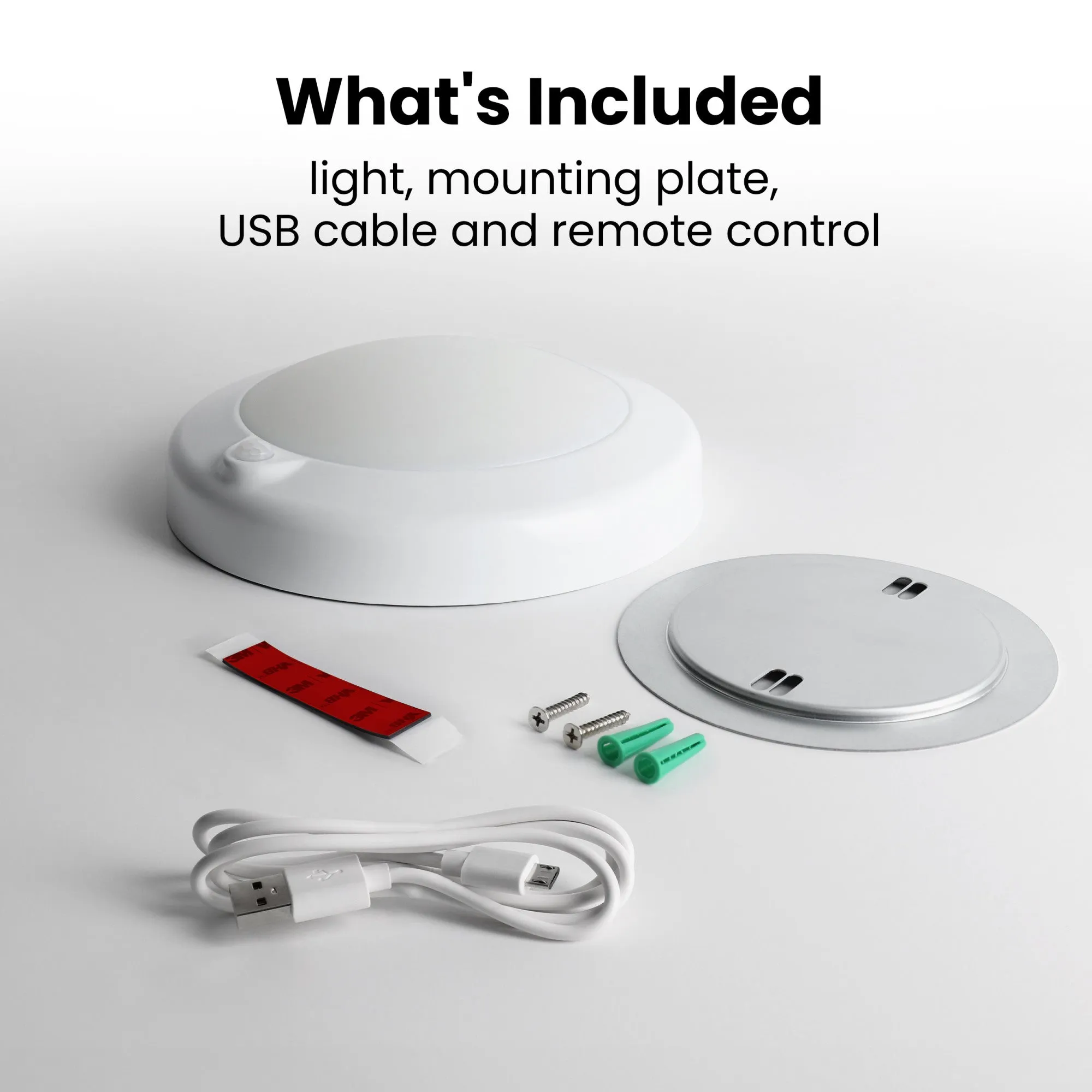 7.5 in. Round Rechargeable Motion Sensing Ceiling Light