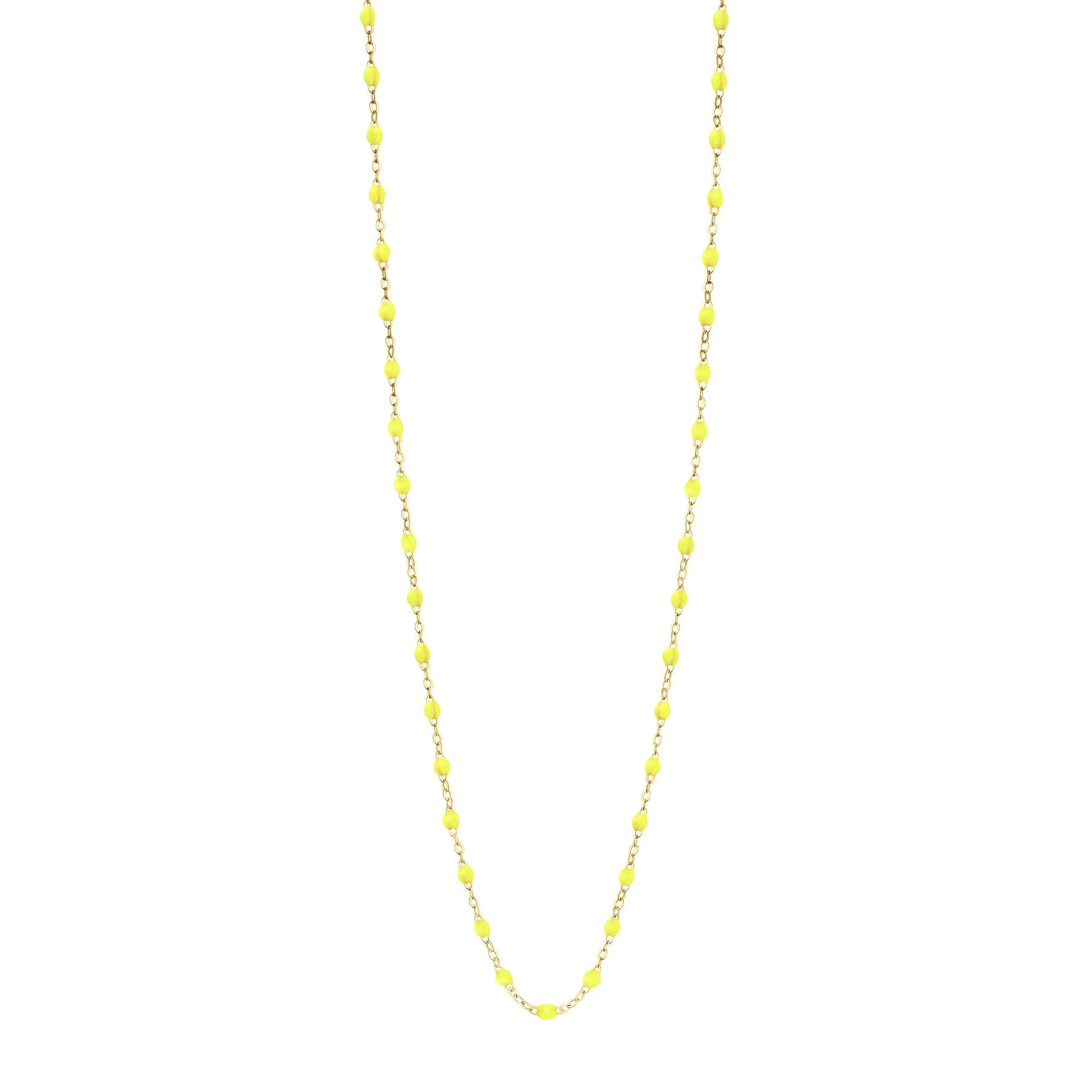 Classic Gigi Lime sautoir, Yellow Gold, 34"