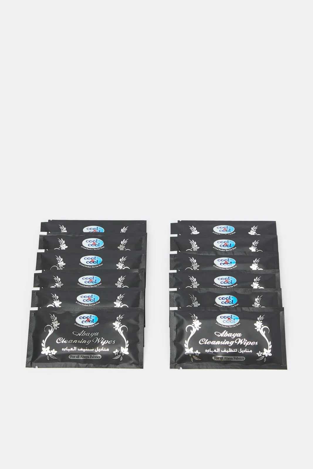 Cool & Cool Abaya Cleansing Wipes (12 Piece)