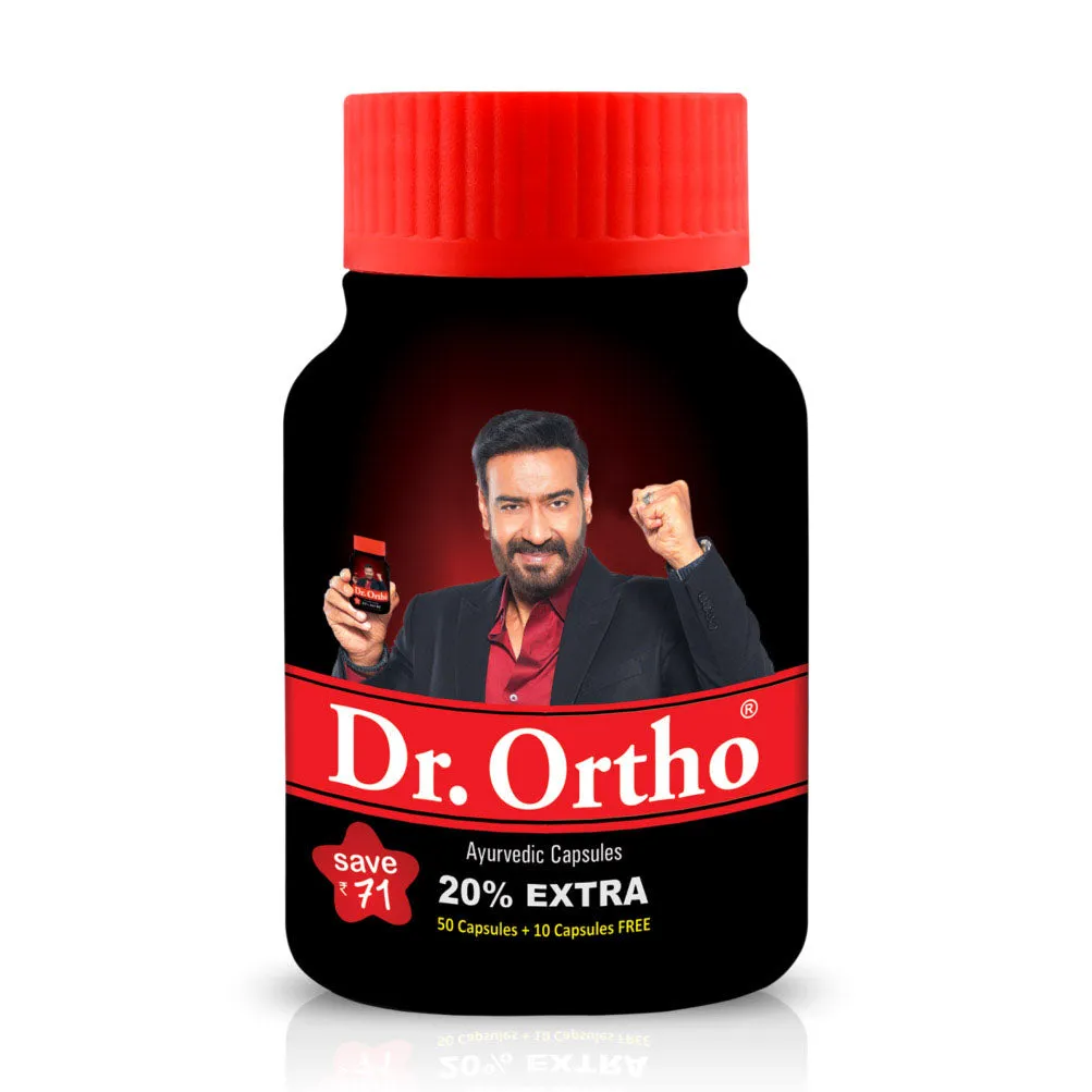 Dr. Ortho Ayurvedic Oil 60ml   60Caps [Combo Pack]