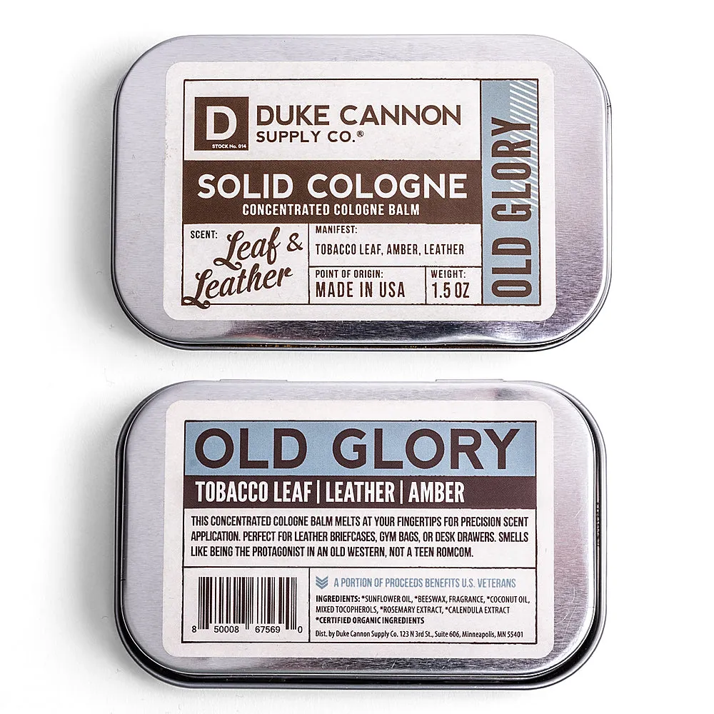 Duke Cannon Solid Cologne - Old Glory