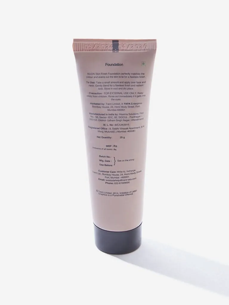 Nuon Skin Finish Frappe NU02 Liquid Foundation - 25 GM