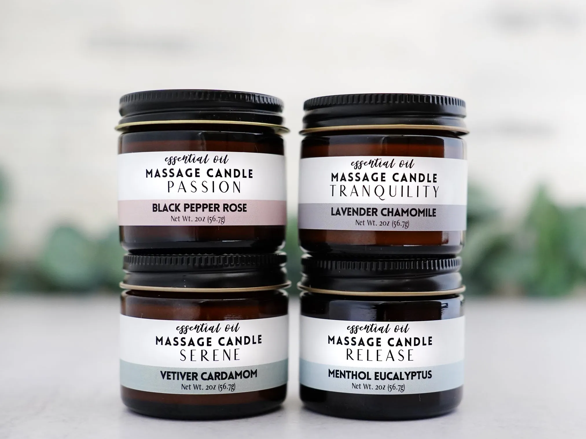 Serene Massage Candle - Vetiver, Cardamom with Black Pepper & Vanilla
