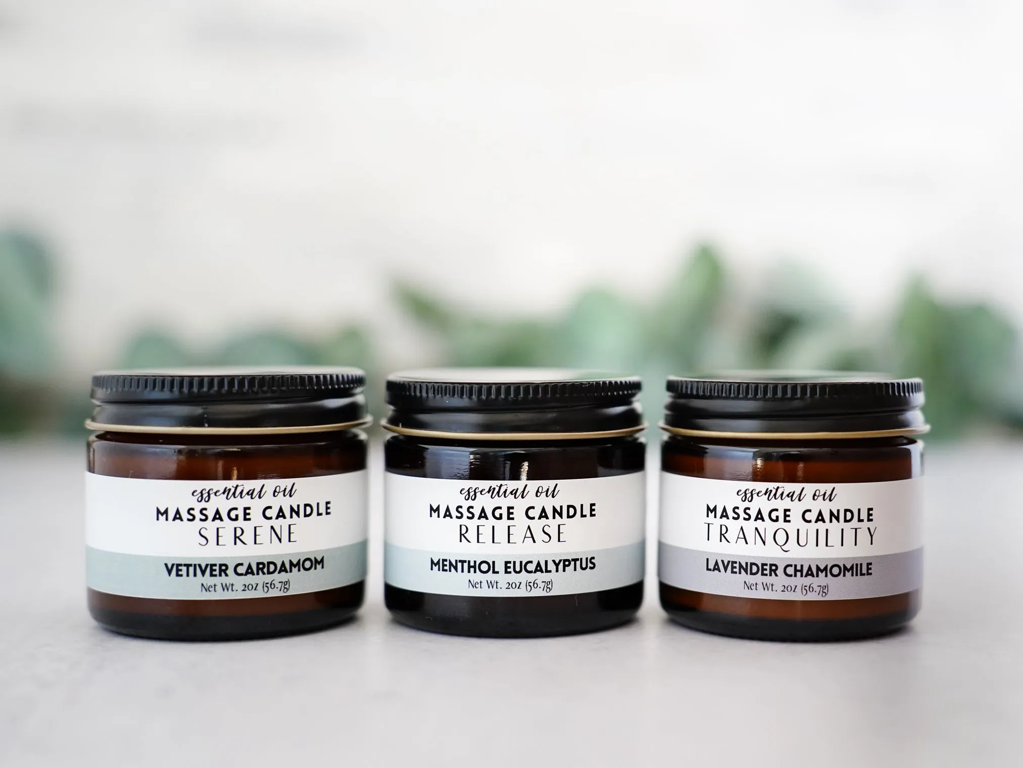 Serene Massage Candle - Vetiver, Cardamom with Black Pepper & Vanilla