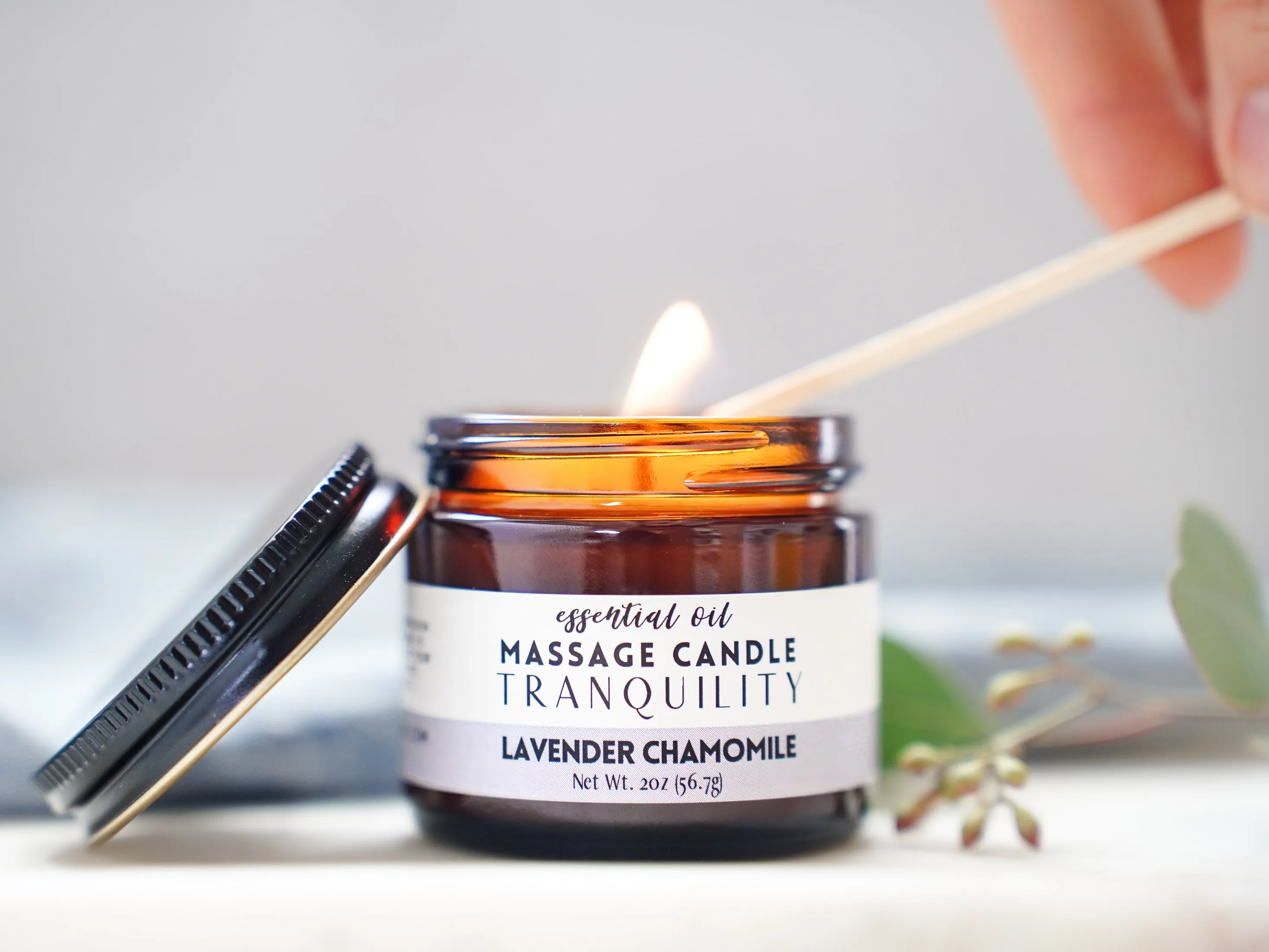 Serene Massage Candle - Vetiver, Cardamom with Black Pepper & Vanilla